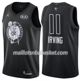 Maillot Homme Boston Celtics Kyrie Irving 11 2018 All Star Jordan Brand Noir Swingman